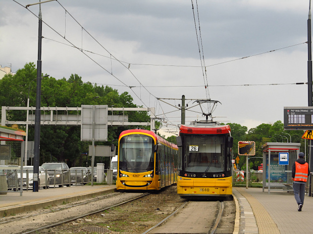 Pesa 128N "Jazz-Duo", #3640 + Hyundai Rotem #4267, Tramwaje Warszawskie