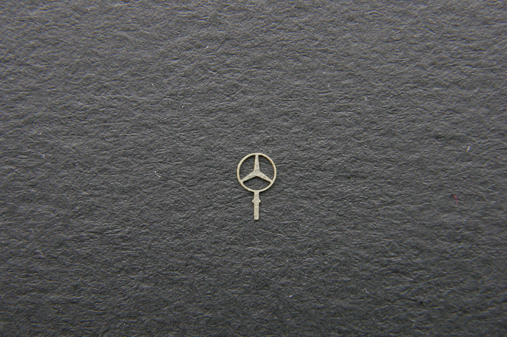 Mercedes-Benz STERN Star Logo Kühler Emblem 3mm  1:24 CMC PMA Revell