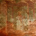 Włochy, Pompeje, Dom Menandra, Wenus i cherubin, malowidło na tynku w świątyni domowej.