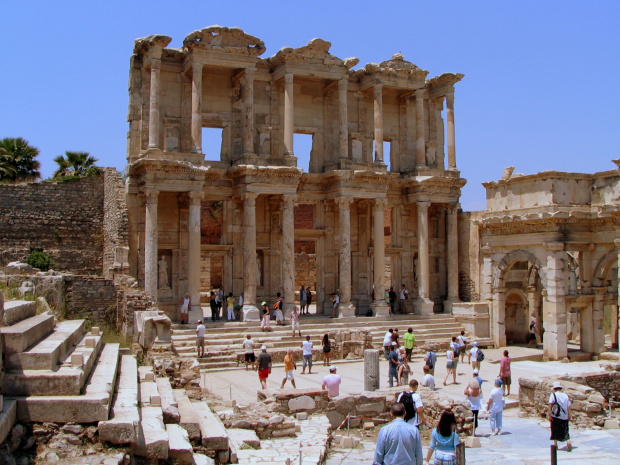 Biblioteka w starożytnym Efezie.