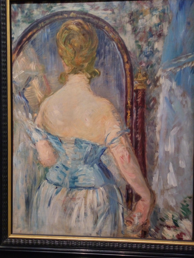 Przed lustrem- obraz E. Maneta