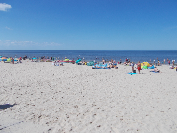 Plaża w Sztutowie sfotografowana w trybie ,,śnieg''. Różnicy nie widzę :-)