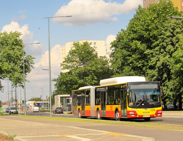 MAN NG313 CNG Lion's City G, #7214, MZA Warszawa