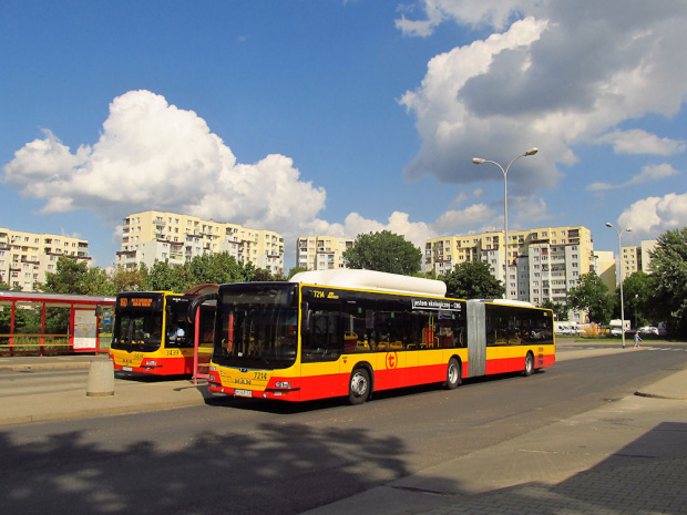 MAN NG313 CNG Lion's City G, #7214, MZA Warszawa