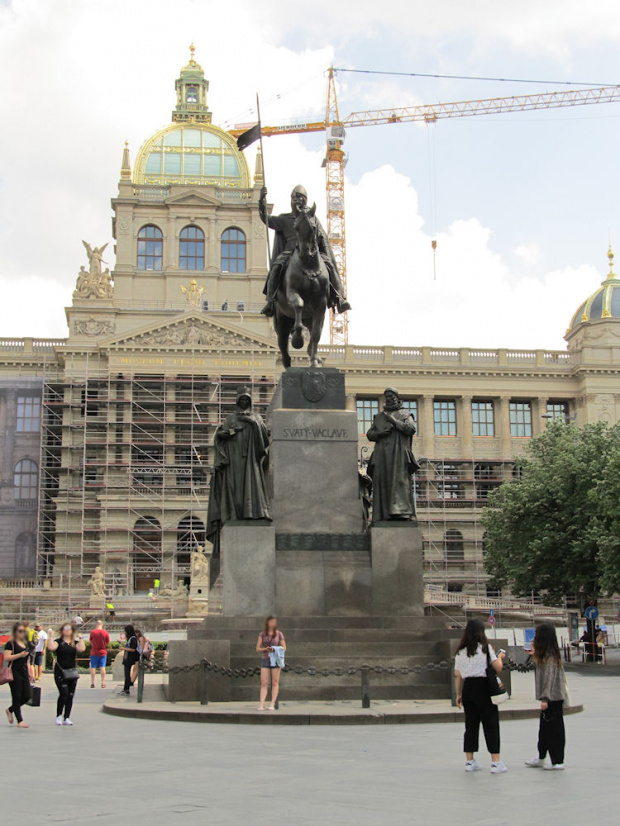 Praha. Pomník svatého Václava