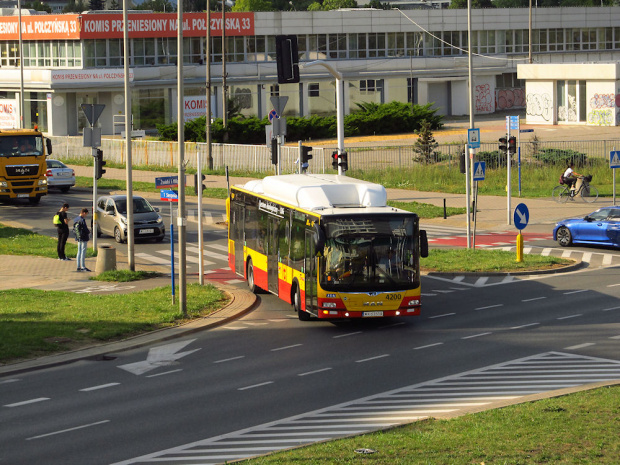 MAN NL313 CNG Lion's City, #4200, MZA Warszawa