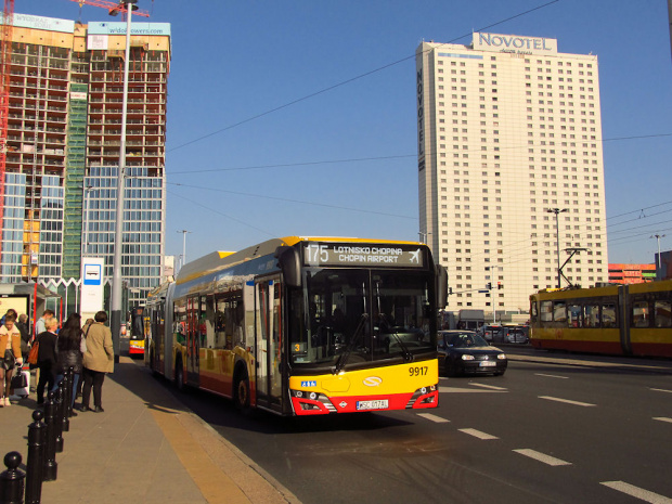 SU18 IV CNG, #9917, Arriva Bus Transport Warszawa