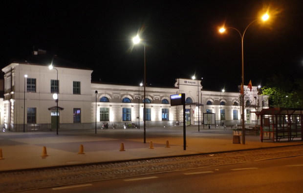 Piękny dworzec PKP w Białystoku